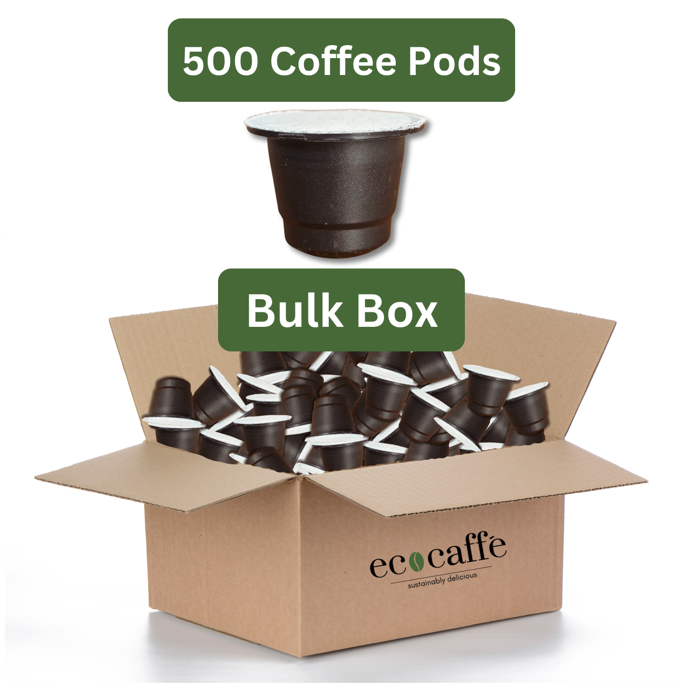 Bulk Coffee Pod Box (500 Pods) – EcoCaffe