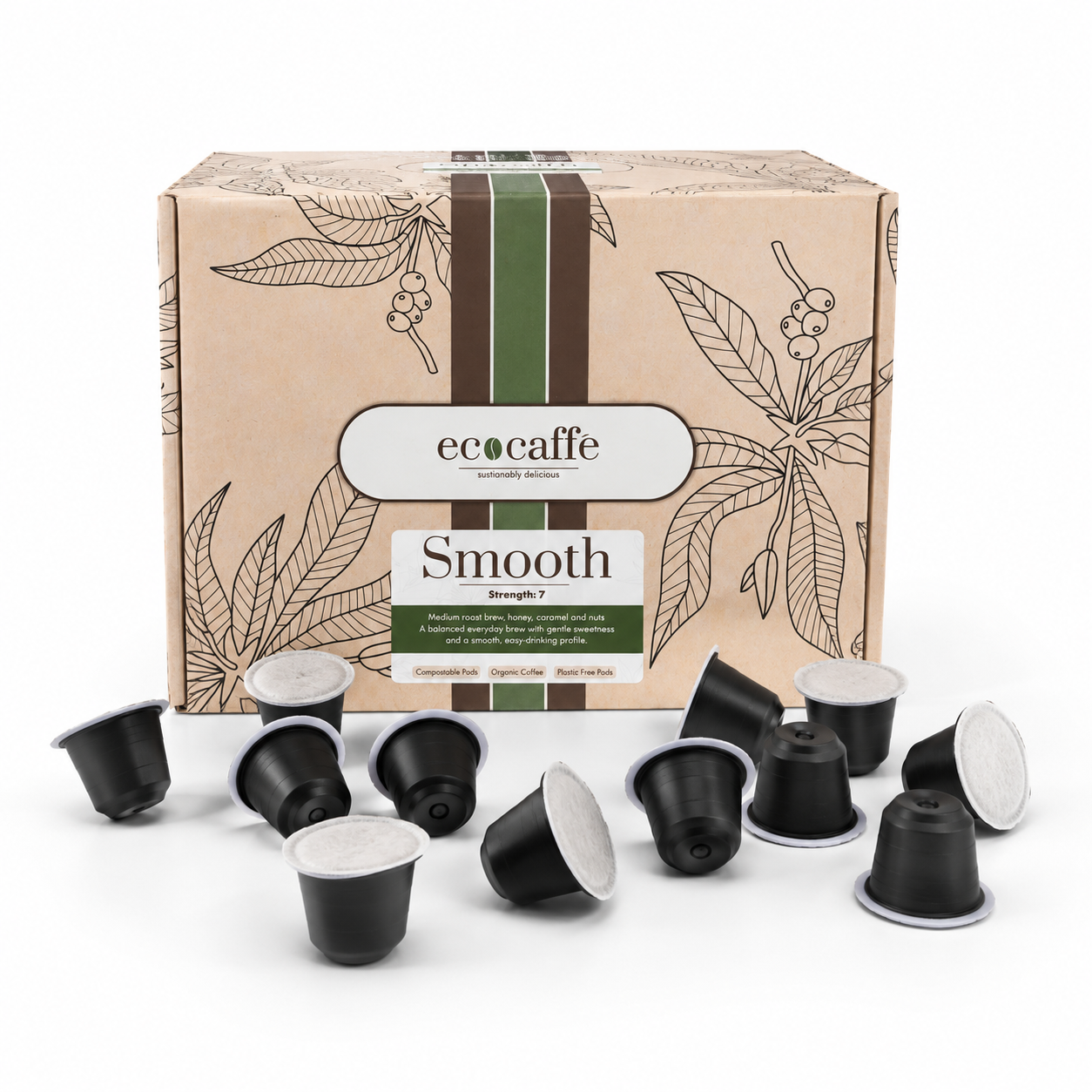 bulk coffee pod box Nespresso compatible ecoCaffe australia